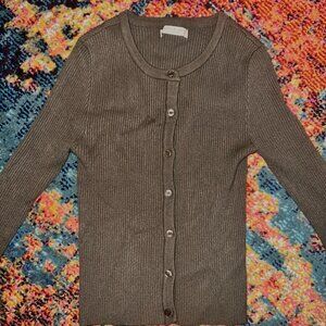 Stretchy & Soft Green Cardigan